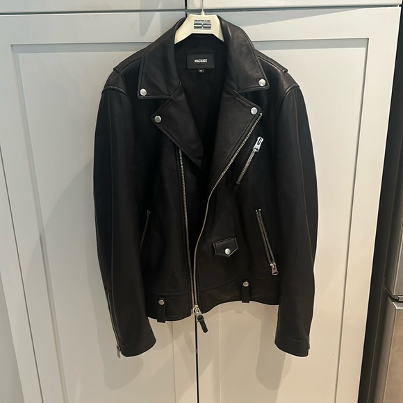 Mackage Magnus Leather Jacket - Picture 2 of 15